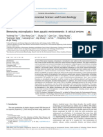 PAN Removing Microplastics From Aquatic Environments - A Critical Review