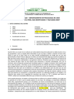 Plan de Trabajo Campaña en El Peru Nos Respetamos y Tratamos Bien