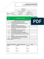 Protocolo de Instalacion de Transformadores