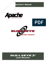 Apache Bullseye 3 Plus Laser Receiver Manual