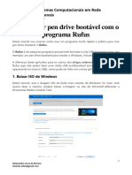 Como Criar Pen Drive Bootável Com o Programa Rufus