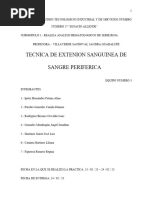 PRACTICA Tecnica de Extension Sanguinea