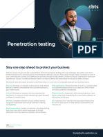 CBTS Penetration Testing Security IFS 230223