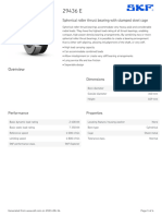 SKF 29436 E Specification