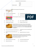 Procedure Text Latihan Soal Kelas Ix