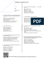 1771 - Dialogue Completion Test 1