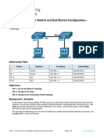 2.9.2 Packet Tracer Basic Switch and End Device Configuration Physical Mode Es XL