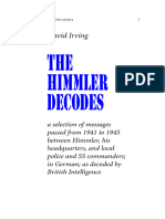 The Himmler Decodes. David Irving