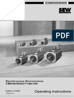 SEW - CMP40, 50, 63, 71, 80, 100 Servomotors - Operating Instructions en