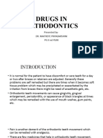 Drugs in Orthodontics