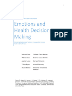 Emotions and Health Decision-Making Author Rebecca Ferrer, William Klein, Jennifer Lerner