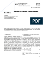 Radar Observation of Wind Farms in Various Weather Conditions