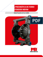 MB Bomba Pneumática de Ferro Fundido MBV80