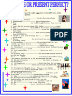 Past Simple Vs Present Perfect Grammar Drills 77540