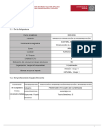 Identificación: 1.1. de La Asignatura