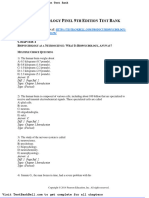 Biopsychology Pinel 9th Edition Test Bank