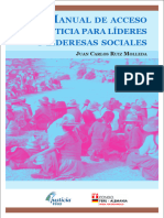 Manual de Acceso A La Justicia para Líderes y Lideresas Sociales