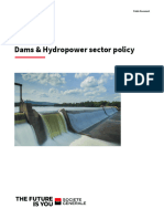 Dams Hydropower Sector Policy