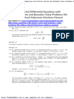 Applied Partial Differential Equations With Fourier Series and Boundary Value Problems 5th Edition Richard Haberman Solutions Manual