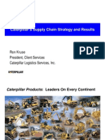 Caterpillar's Supply Chain Strategy and Results: Ron Kruse