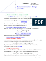 Chap2 Mecanique - Forces Consevatives BCPST2