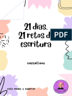 21 Dias, 21 Retos de Escritura