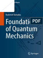 Tumulka R Foundations of Quantum Mechanics