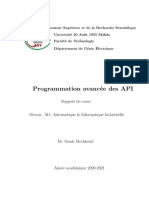 Programmation Avancée Des API