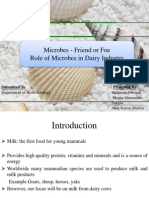 Role of Microbes in Dairy Industary