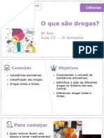 O Que São Drogas?: 8º Ano Aula 23 - 3º Bimestre