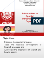 2 Introduction To Spanish Language