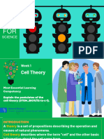 LESSON 1 Explain The Postulates of The Cell Theory