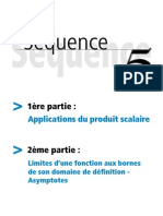 Applications Du Produit Scalaire - Limites de Fonctions Et Asymptotes