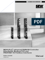 Manual: Movi-Plc Advanced Dhr41B Controller Ethernet/Ip, Modbus/Tcp and Profinet Io Fieldbus Interfaces