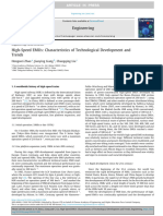 High-Speed EMUs Characteristics of Technological D