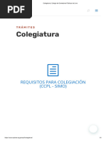 Colegiatura - Colegio de Contadores Públicos de Lima