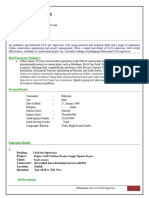 Muhammad Asif Updated CV