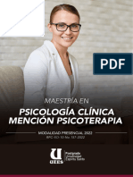 Maestría en Psicología Clínica Mención Psicoterapia