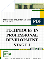 Techniques in Professional Development Stage 1 - Week 4 - 5