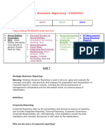 Strategic Business Reporting - UIA20502J: Unit 3