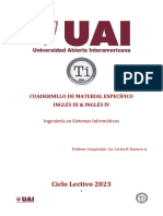 Ti Textos Específicos Inglés Iii - Iv Uai 2023