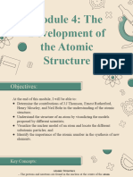 The Development of The Atomic Structure.