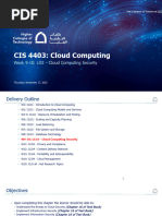 W9-10 - CLO3 - Cloud Computing Security