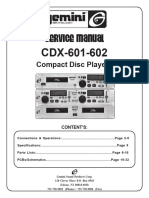 Hfe Gemini cdx-601 602 Service