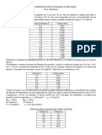 Lista de Exercícios de Filtração E Agitação. Prof. Gerônimo