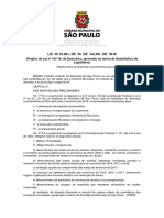 Lei #16.961, de 20 de Julho de 2018