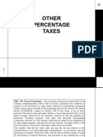 Percentage Tax