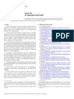 Unleaded Aviation Gasoline Test Fuel: Standard Specification For