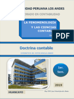 Tema La Fenomenología y Las Ciencias Contables.