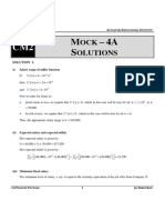 Cm2a Mock 4 Solutions